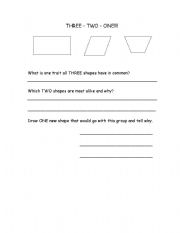 Quadrilateral Worksheets