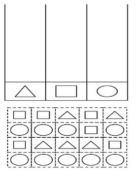 Sorting Shapes Worksheets