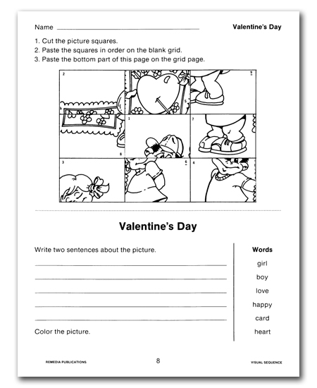 Visual Sequencing Worksheets