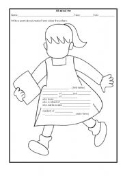 All About Me Activity Worksheets