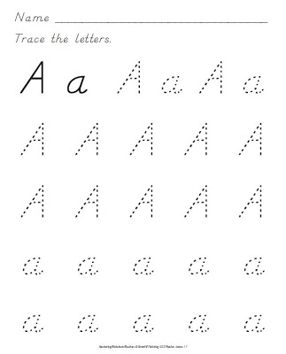 DNealian Handwriting Worksheets