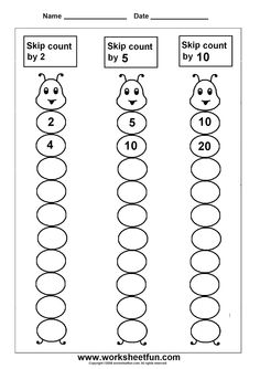 Skip Counting by 5 Worksheets