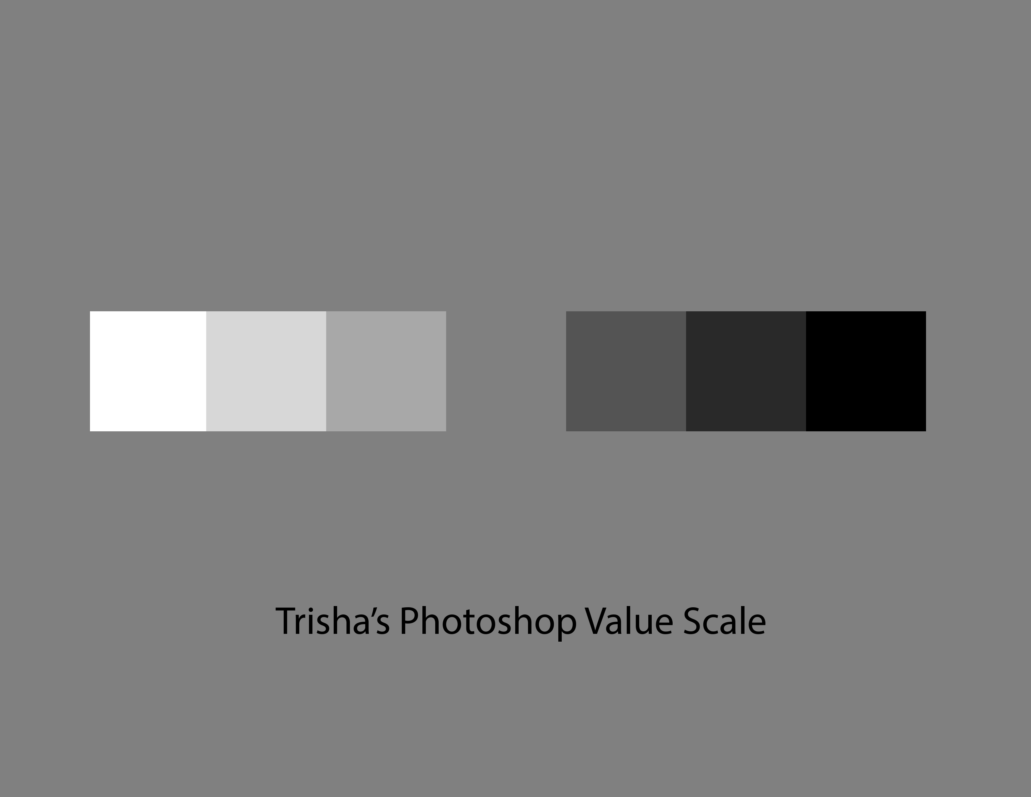 Color Value Scale