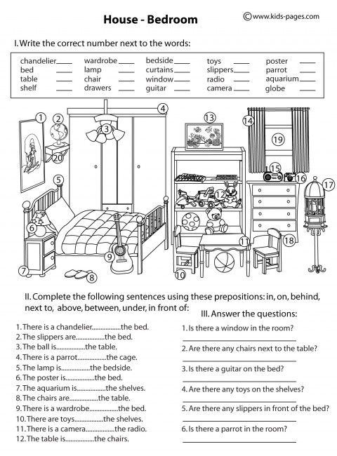 Home Worksheets for Kids