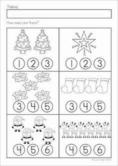 Fun Christmas Math Worksheets Kindergarten