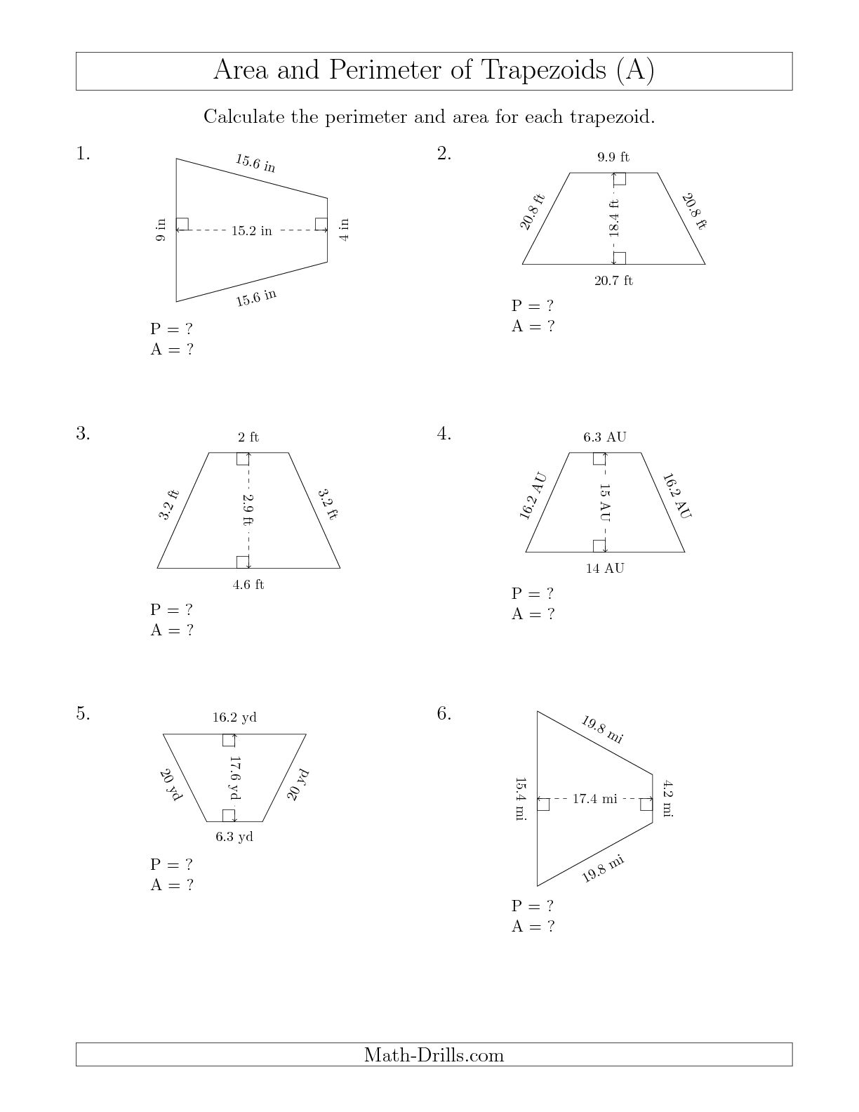 Measurement Worksheet