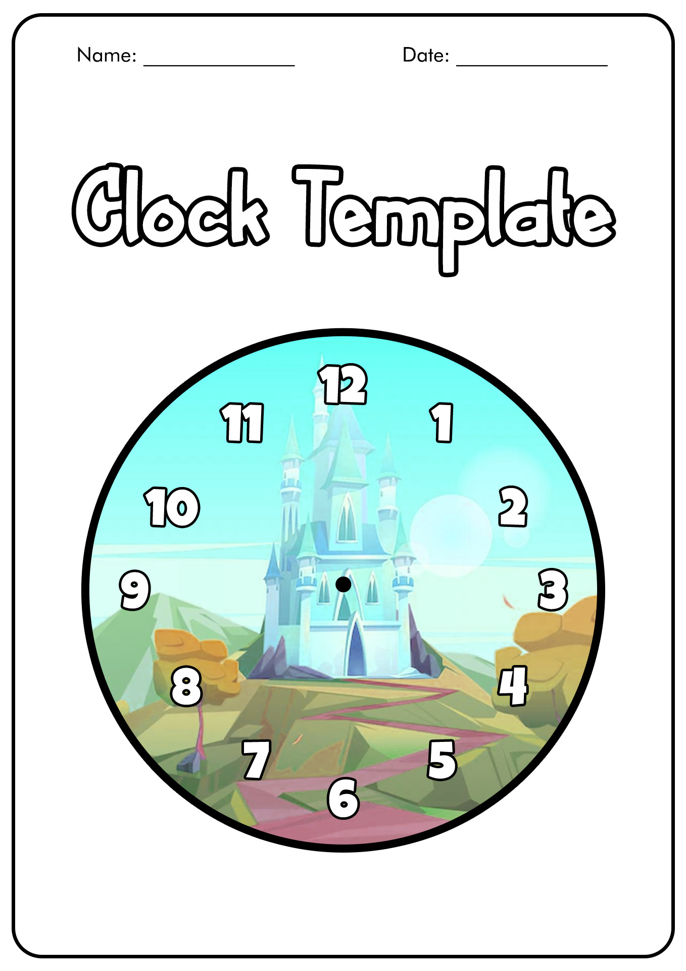 13 Clock Cut Out Worksheet Free PDF At Worksheeto