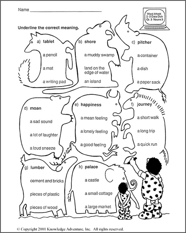 14 Vocabulary Worksheets For 3rd Grade Worksheeto