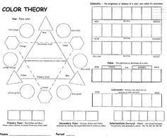 Art Elements and Principles Worksheet