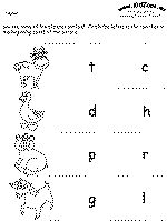 Beginning Letter Sounds Worksheet