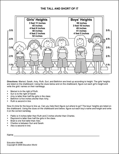 Critical Thinking Logic Puzzles Worksheets