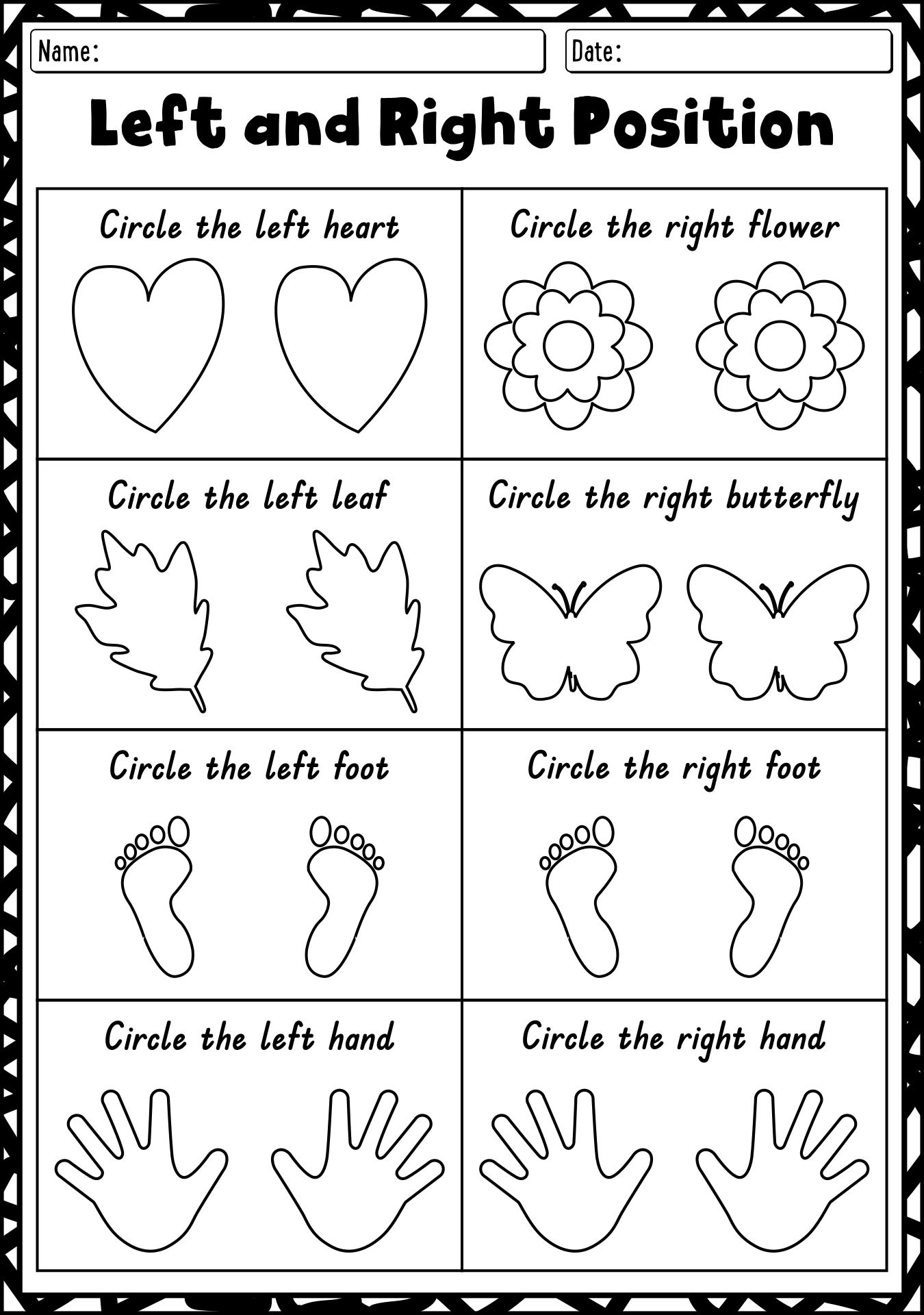 Directional and Positional Words