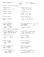 Kuta Software Infinite Algebra 1 Answers Key