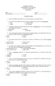 Printable Context Clues Worksheets