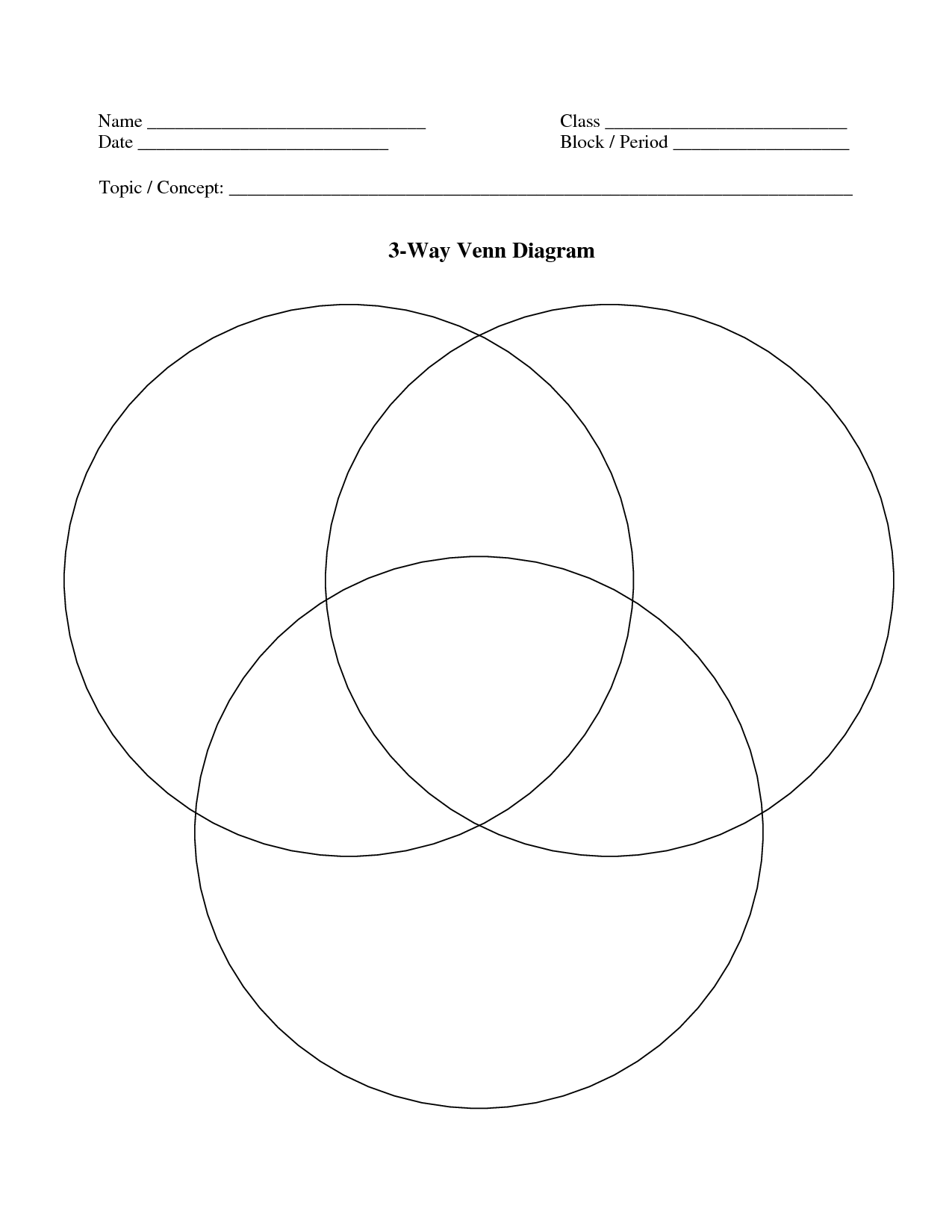 13 3 Venn Diagram Worksheet /