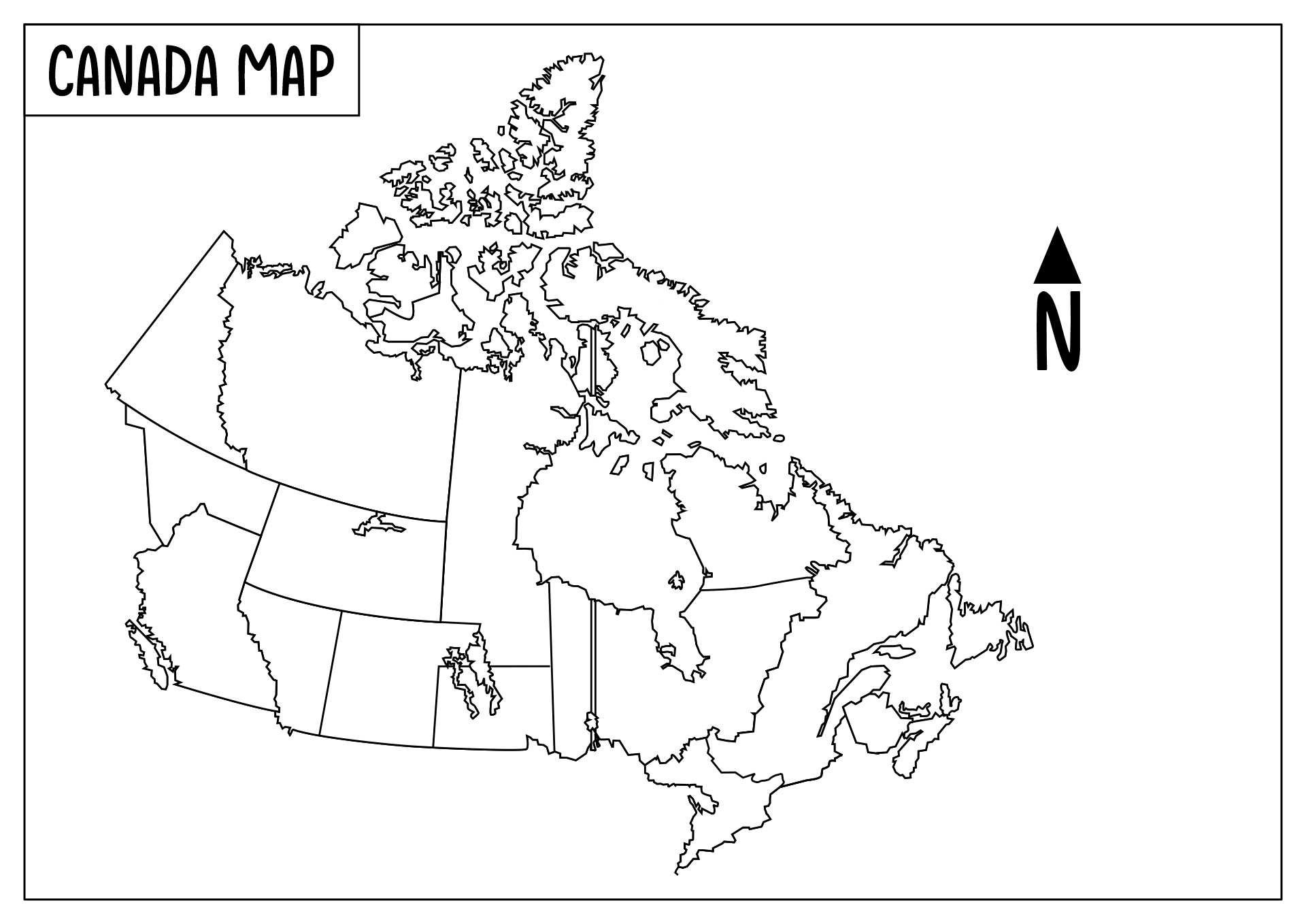 9 Best Images of Canada Map Worksheet - Practice Maps Capital Cities ...