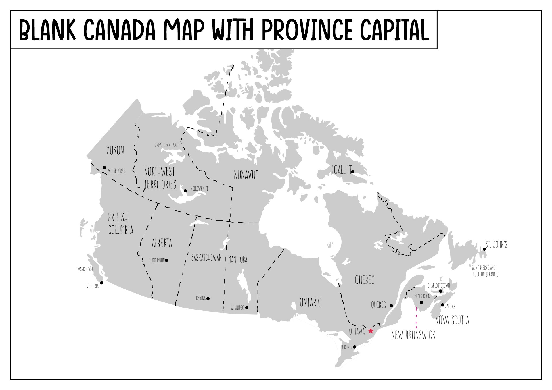 9 Canada Map Worksheet Free PDF at