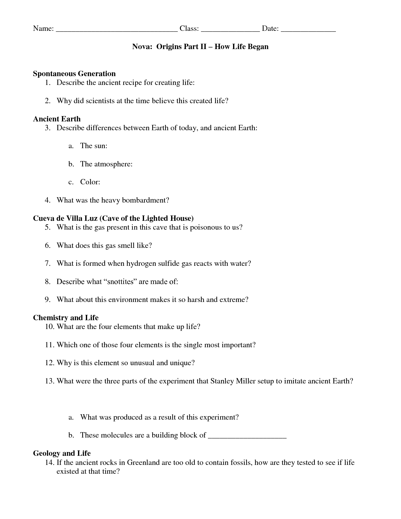 6 Marine Biology Worksheets Free Worksheeto