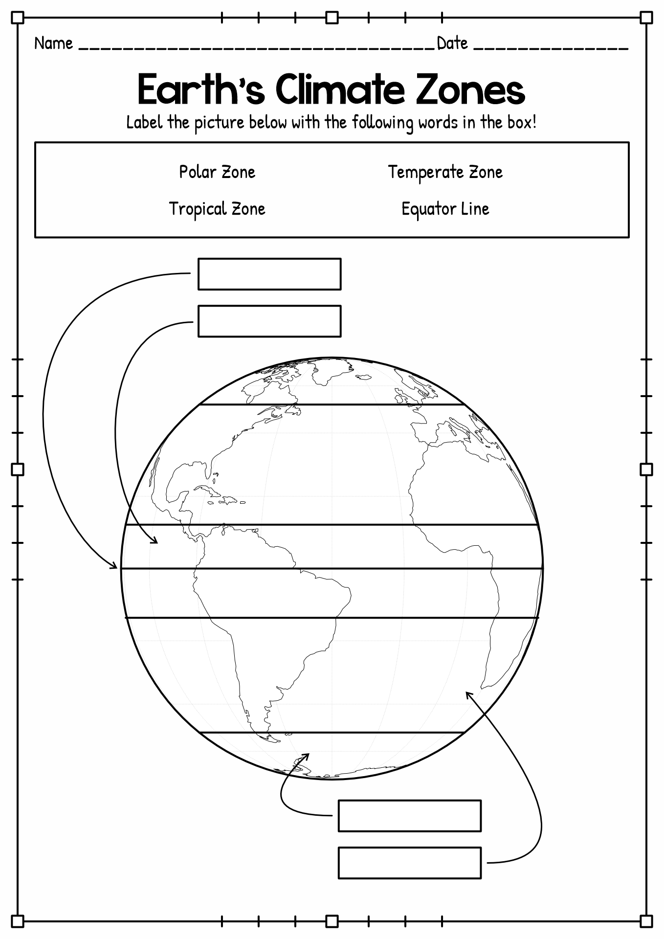 5 Climate Zone Worksheets Worksheeto