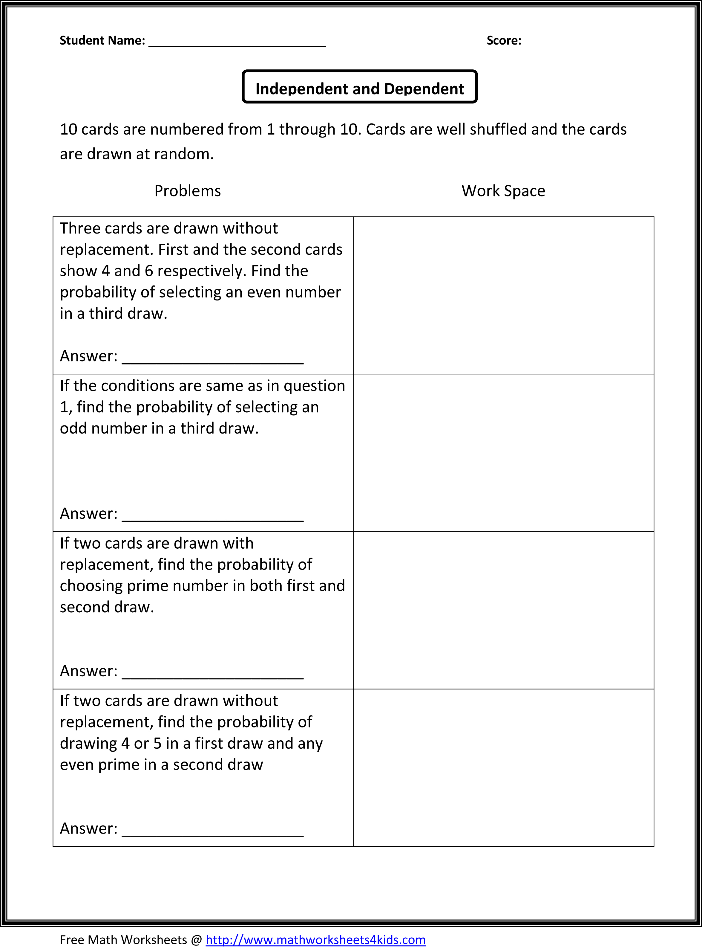 8th Grade Math Worksheets Ratios