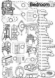 Bedroom Worksheet