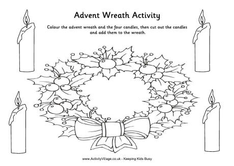 Free Printable Advent Wreath