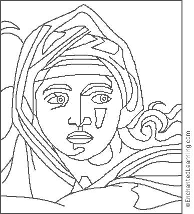 Michelangelo Art Coloring Pages