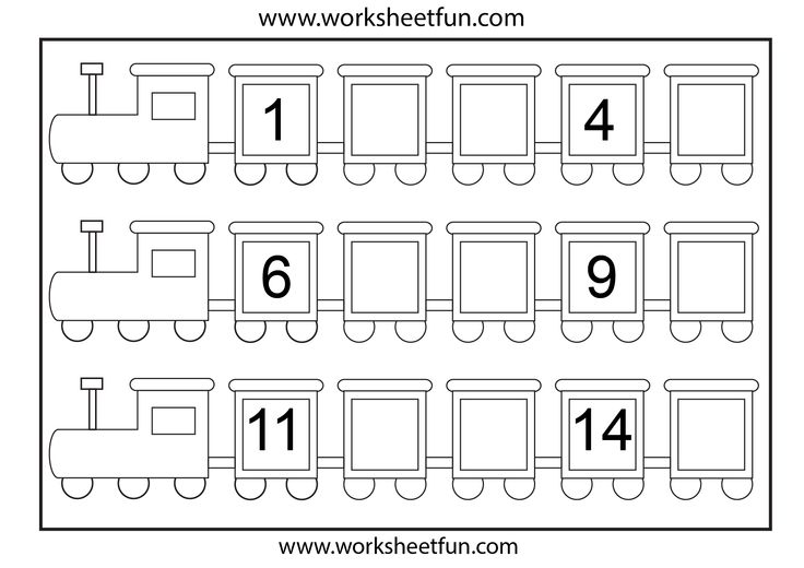 Preschool Number Worksheets 1 10