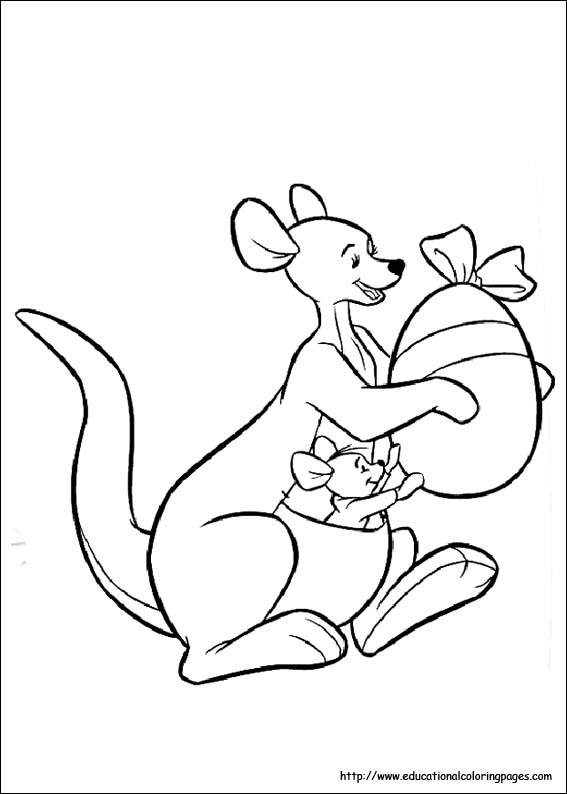 Easter Educational Coloring Pages