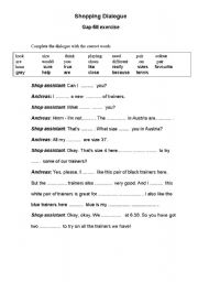 English-Spanish Conversation Worksheets