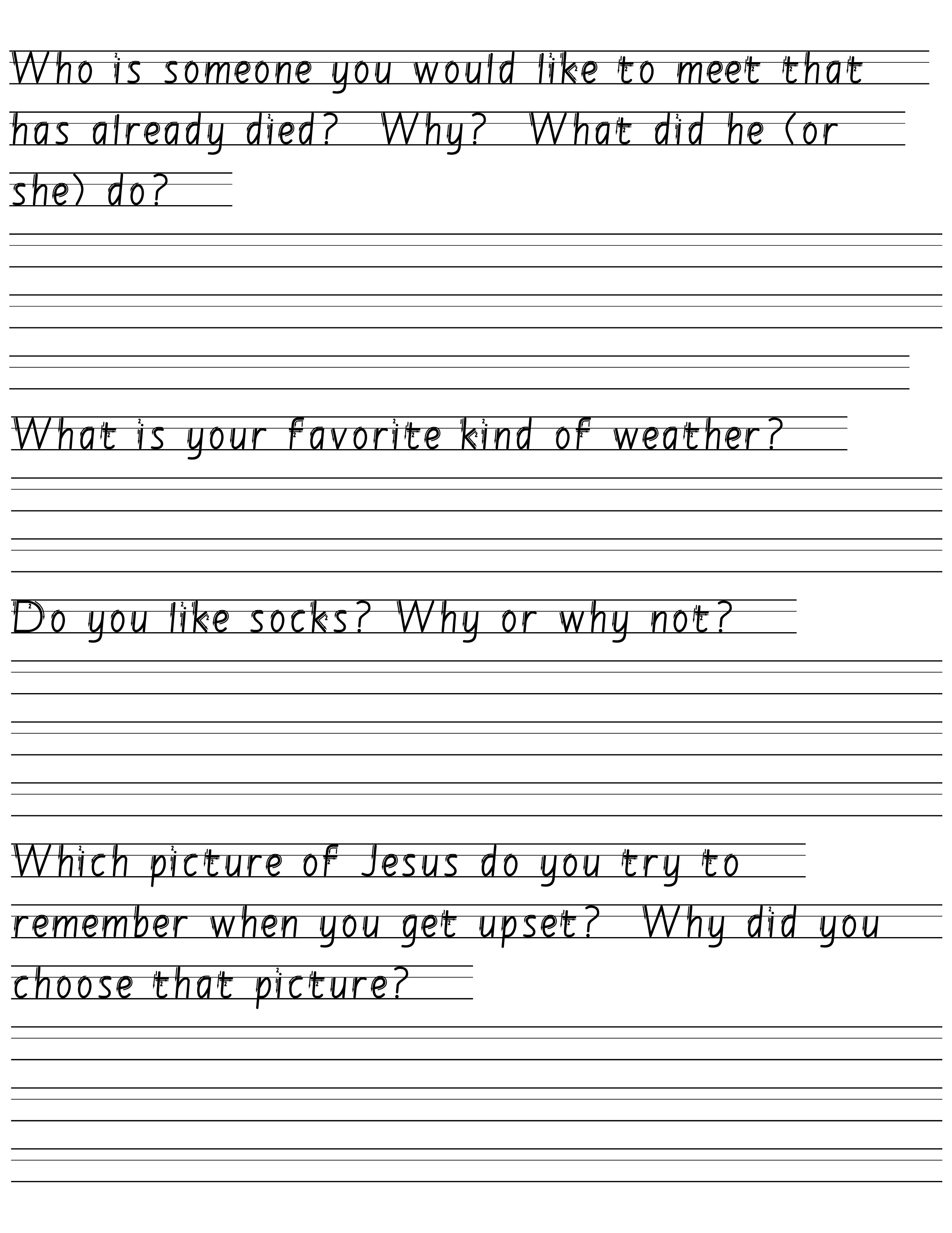 worksheets for creative writing