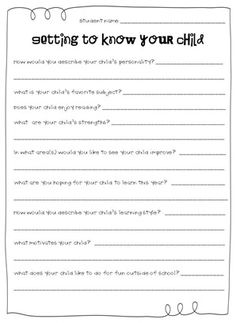 17 Best Images of Getting To Know Yourself Worksheet Preschool ...