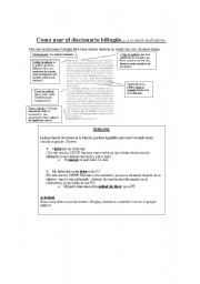 How to Use a Dictionary Worksheet