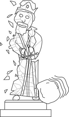 King Nebuchadnezzar Dream Coloring Page