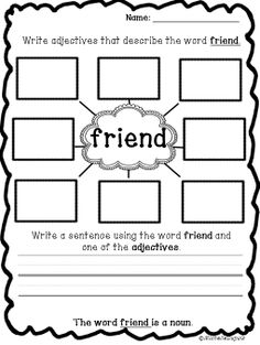 Printable Friendship Worksheets