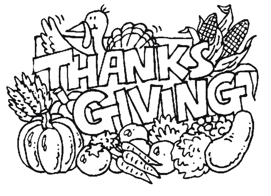 Printable Thanksgiving Coloring Pages