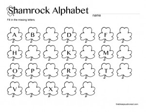 St. Patricks Day Preschool Worksheets