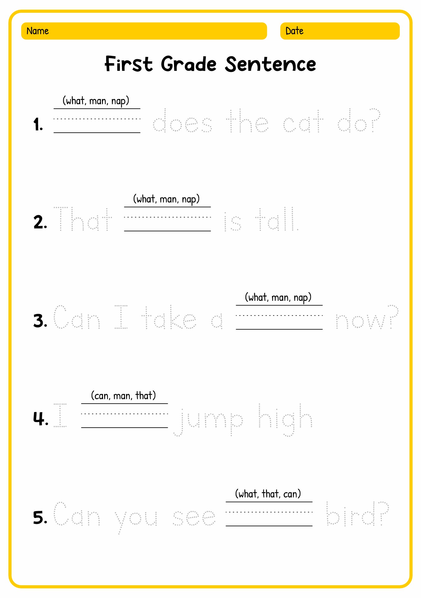 1 Reading Wonders First Grade Worksheets