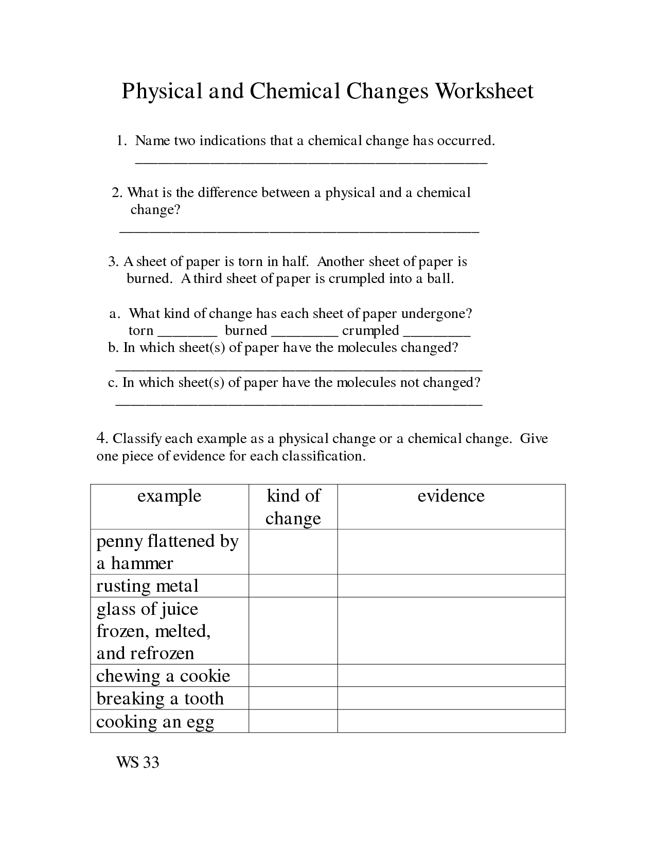14 Best Images of Elementary Chemical Change Worksheets - State of ...