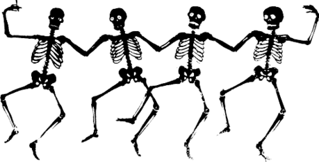 Dancing Halloween Skeleton Clip Art Free