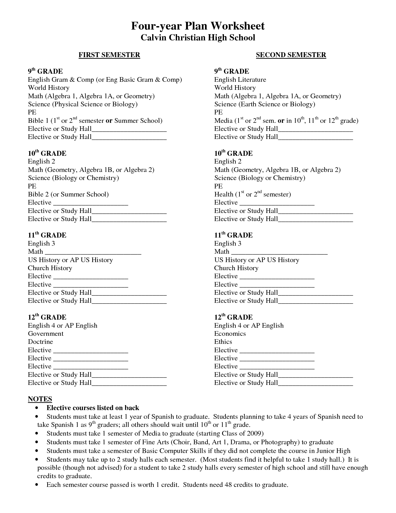 High School Math Worksheets Printable