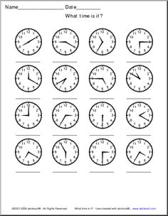 12 Best Images of Worksheets Telling Time By 15 Minutes - Telling Time ...