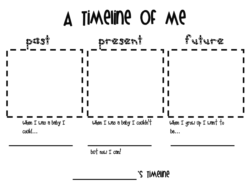 First Grade Timeline Worksheets