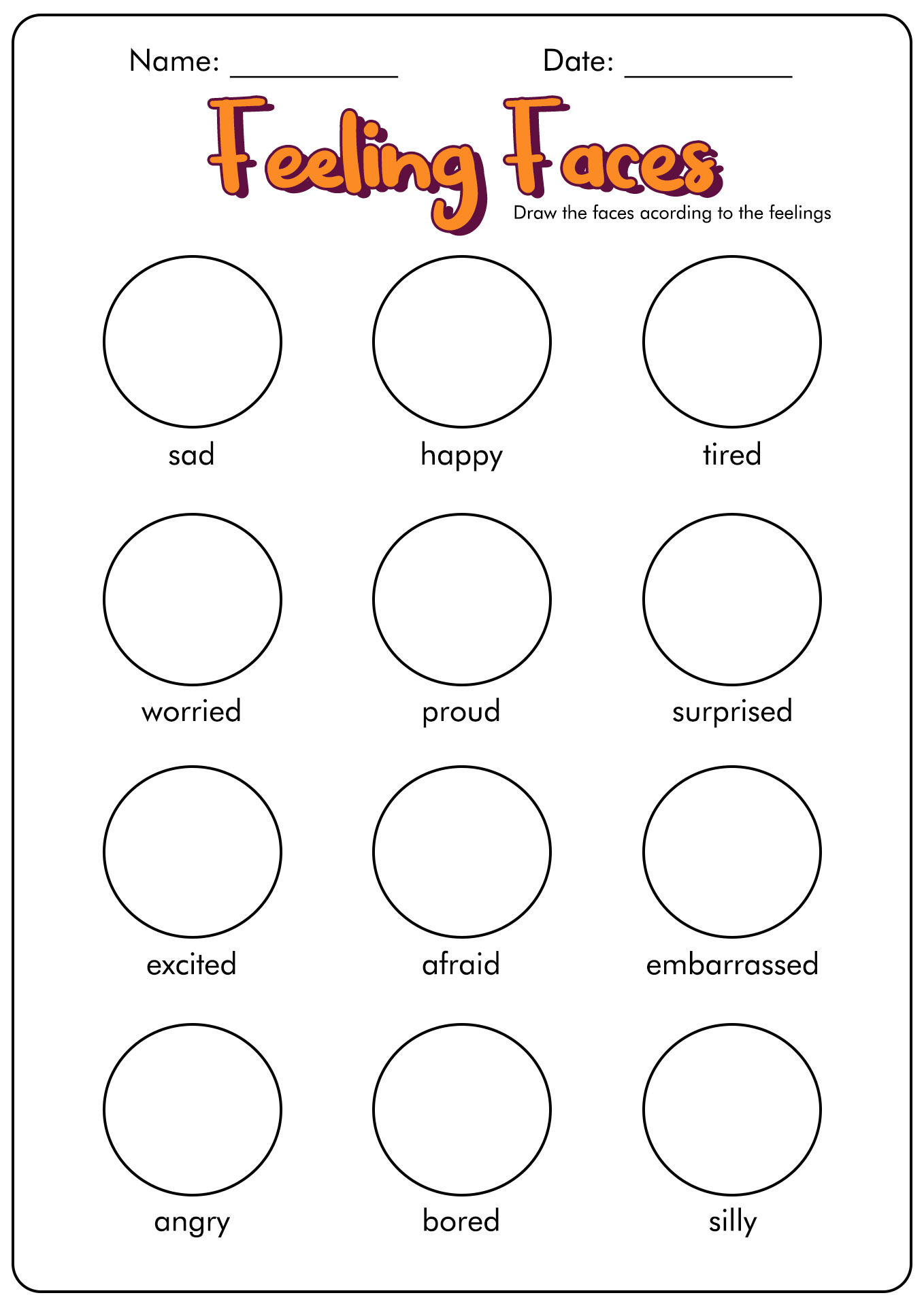 Worksheets Emotions Coloring Counseling Pages Worksheet Feelings Cbt ...