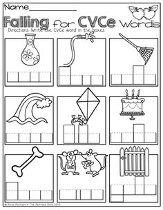 CVC and CVCe Words Worksheet