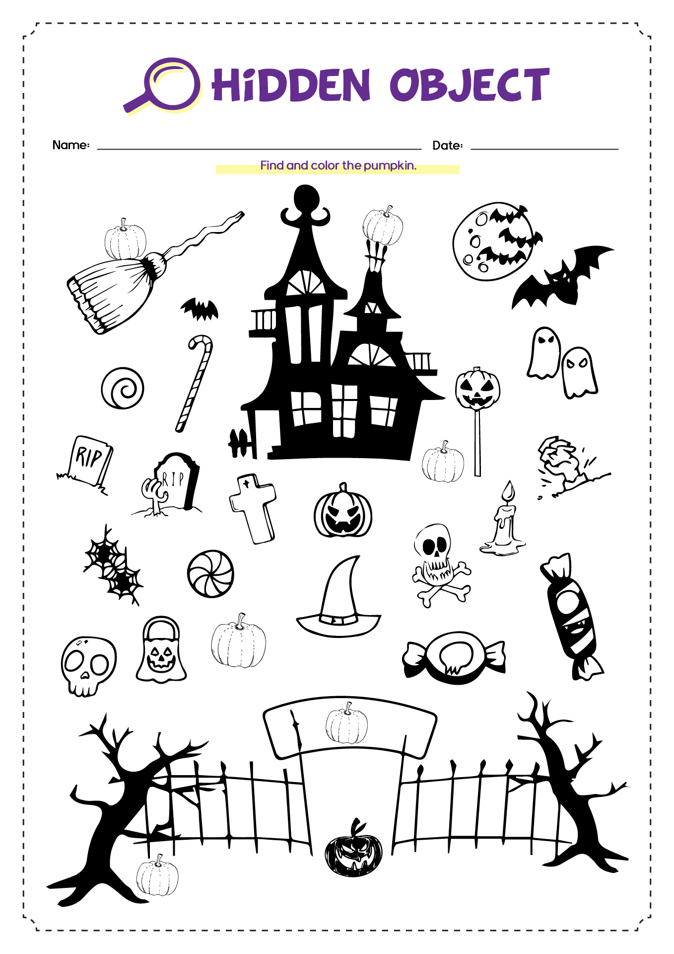 Free Printable Hidden