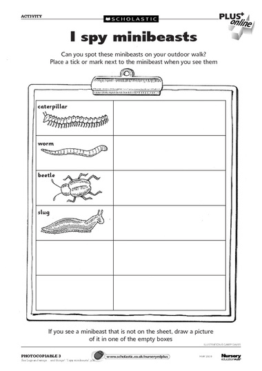 I Spy Worksheets Free Printables