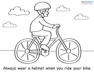 Preschool Summer Safety Coloring Pages