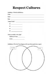 Printable Respect Worksheets