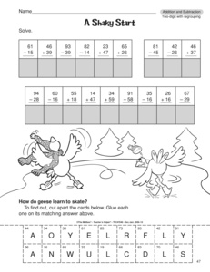 2-Digit Subtraction with Regrouping